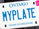 ontario drivers license plate