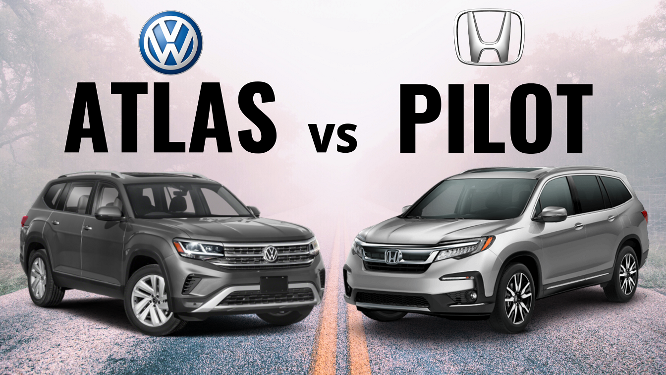 2021 Honda Pilot VS 2021 Volkswagen Atlas